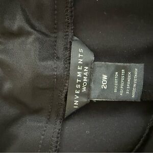 Investments Woman Black Pants